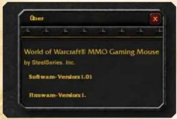 STEELSERIES World of Warcraft - MAUSEIGENSCHAFTENUND ALLGEMEINEEINSTELLUNGEN - 2