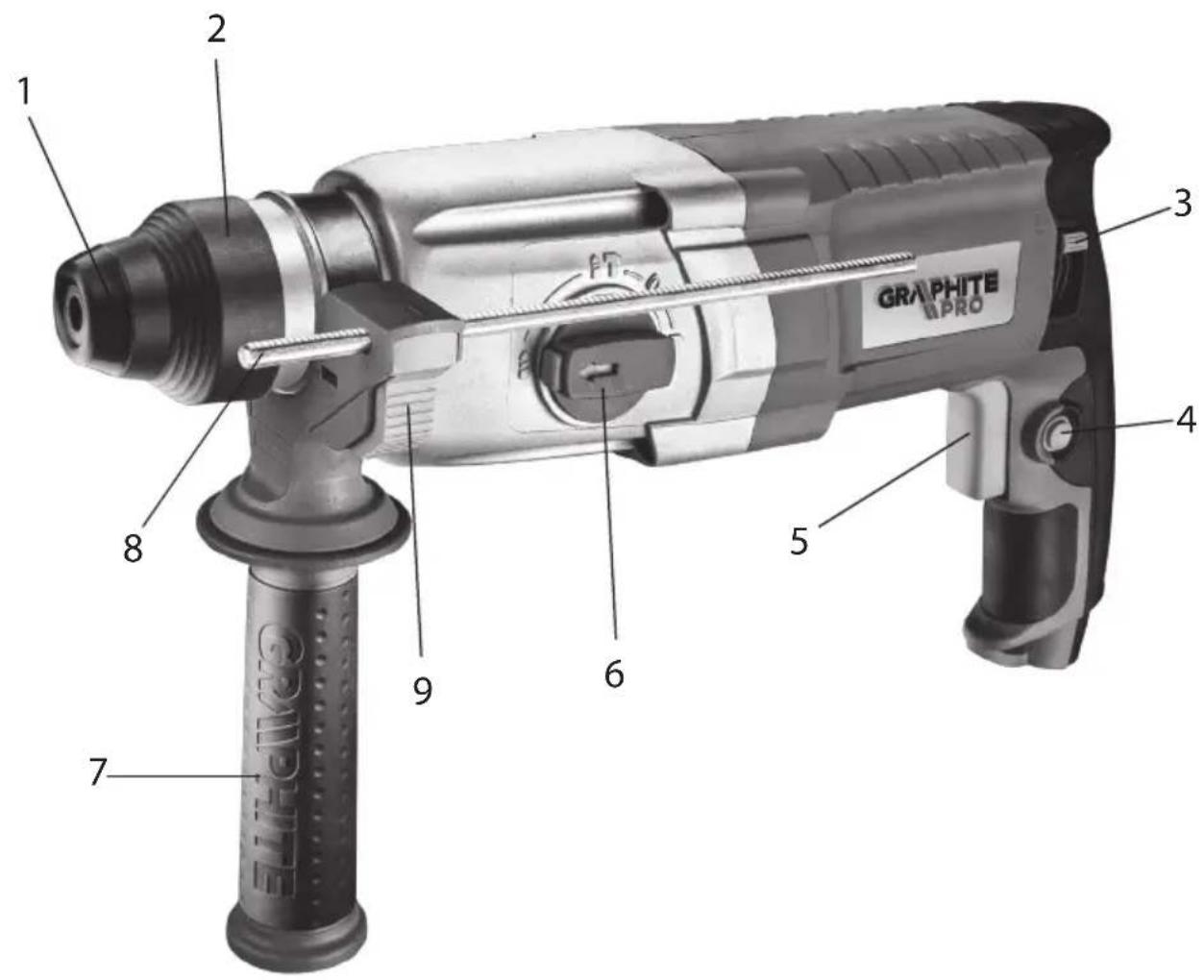 1 2 3 GRAPHITE MPRO 4 5 6 7 8 9