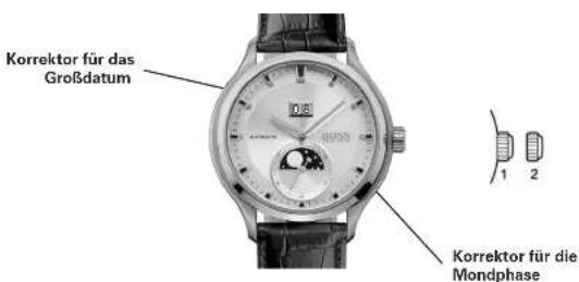 Hugo Boss Stockholm 1550073 - Manuelles Aufziehen des Automatikwerks: - 1