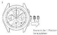 Hugo Boss Chicago 1550062 - Synchronisation der Chronographenzeiger: - 3