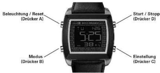 Hugo Boss Dublin 1550045 - Einstellen der Uhrzeit - 1