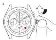 Hugo Boss Dublin 1550042 - Synchronisation der Chronographenzeiger: - 4