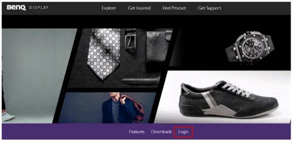 BENQ PL490 - Accessing your account - 3