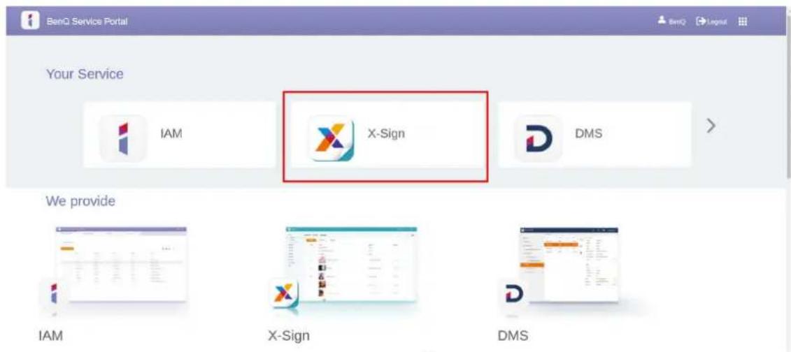 BENQ PL490 - Accessing your account - 2
