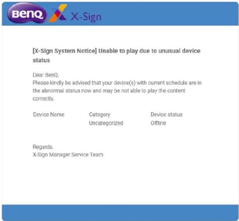 BENQ PL490 - Enable System Notification. - 5