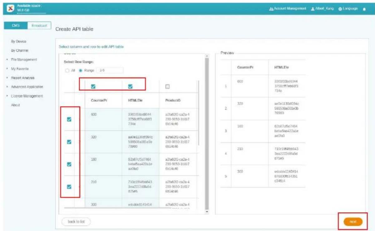 BENQ PL490 - Create the API Widget configuration. - 6