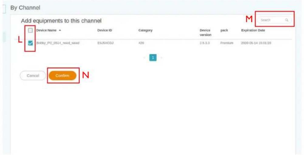 BENQ PL490 - Creating the channel - 6