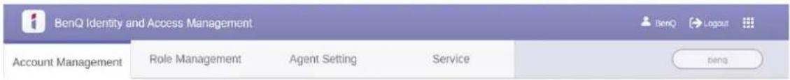 BENQ PL490 - Click Create New Account to proceed. - 1