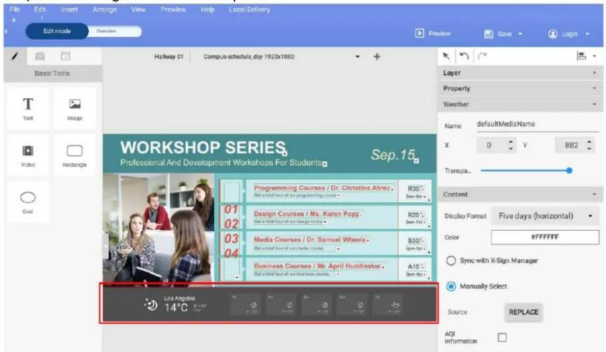 BENQ PL490 - Creating content from Designed Templates - 6