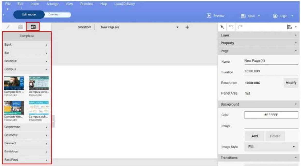 BENQ PL490 - Creating content from Designed Templates - 2