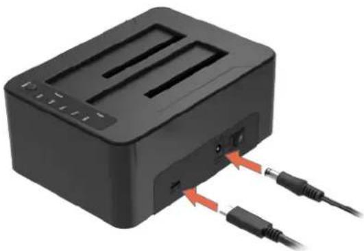Sharkoon QuickPort Duo - Anschluss an den PC oder Mac - 1