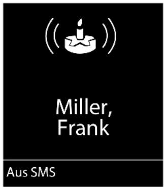 GIGASET S810H - Erinnerungsruf an einem Jahrestag - 1