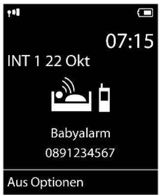 07:15 INT 1 22 Okt Babyalarm 0891234567 Aus Optionen