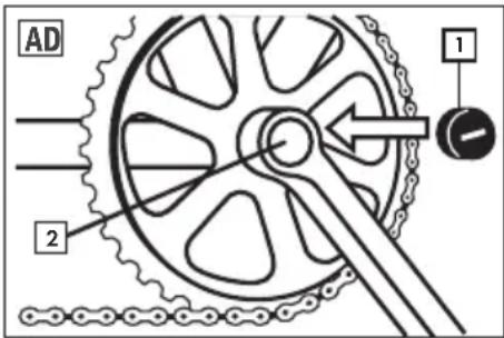 Prophete Navigator 750 - TRETKURBEL NACHZIEHEN - 1