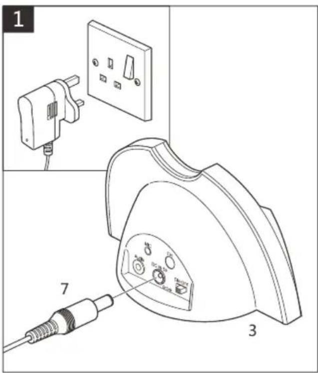 GEEMARC CL7310 - Sicherheitshinweise zum Akku: - 2