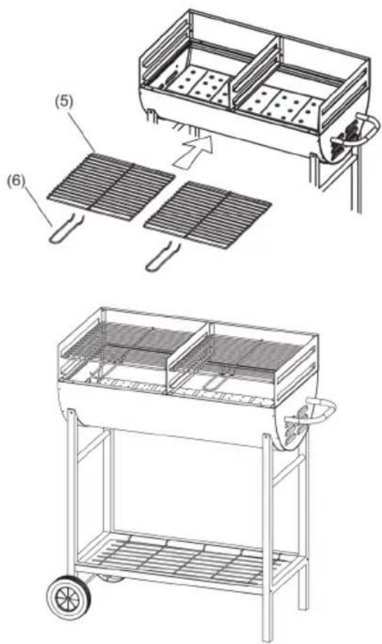 tepro Detroit - Grillroste auflegen - 1