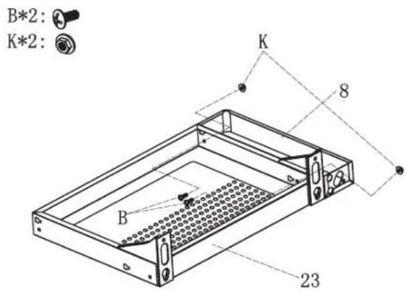 tepro Glassboro - Mitgeliefertes Befestigungssortiment - 21