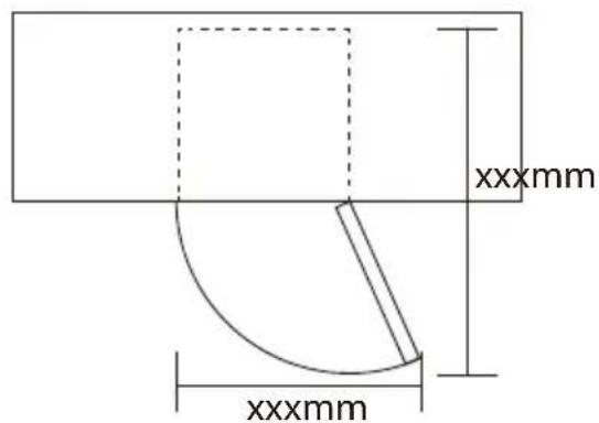 Exquisit GS80-4A++ - Space Requirement - 1