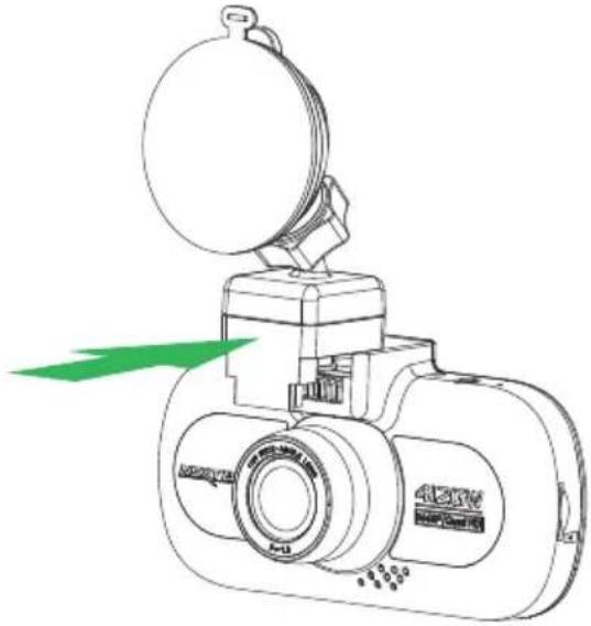 Nextbase 412G - Attach the mount to the iN-CAR CAM - 1