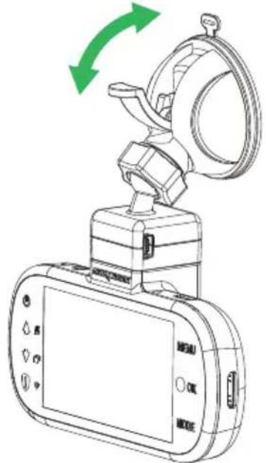 Nextbase 412G - Attach the mount to the windscreen - 1