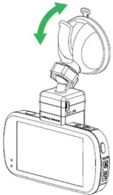 Nextbase 612G - Attach the mount to the windscreen - 1