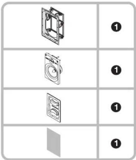BOWERS & WILKINS CWM664 - CWM6 Series Basics1. CWM6 Carton Contents - 1
