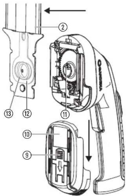 GARDENA AccuCut Li 9852-33 - Es darf nur ein Original GARDENA Grasscheren-Messer verwendet werden. Ein neues Messer kann über den GARDENA Service bestellt werden. - 1