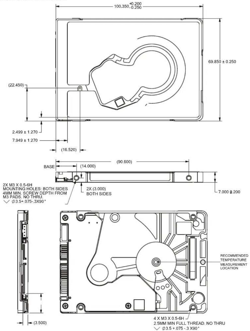 SEAGATE Firecuda ST2000LX001 - Drive Mounting - 1