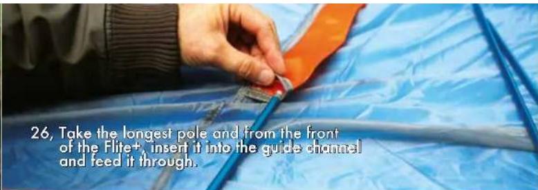 Tentsile Flite+ - Inserting the long pole - 4