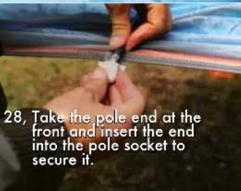 Tentsile Flite+ - Inserting the long pole - 6