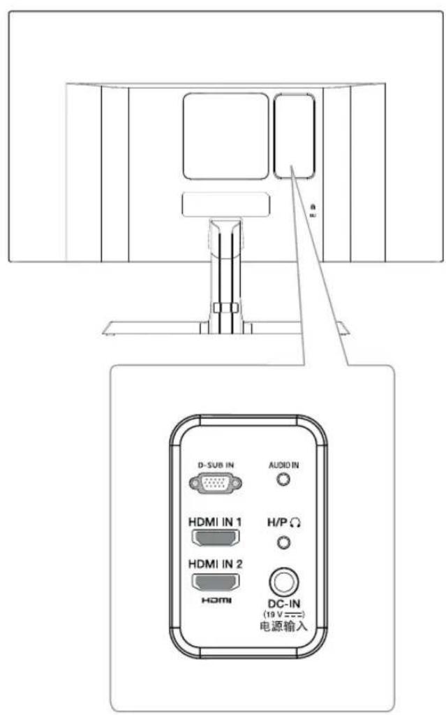 LG 27MP89HM - Input Connector - 1