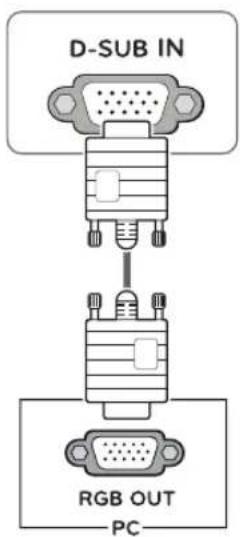 LG 27MP89HM - D-SUB connection - 1