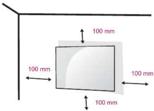 LG 27MP89HM - Installing to a wall - 1