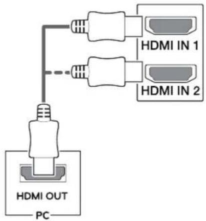 LG 27MP89HM - HDMI connection - 1