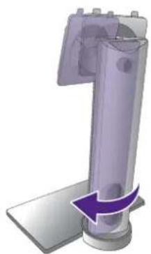 BENQ PD2500Q - Anbringen des Monitorsockels. - 4