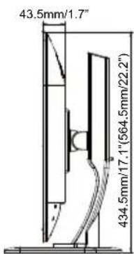 IIYAMA ProLite XB2779QQS - ABMESSUNGEN - 2