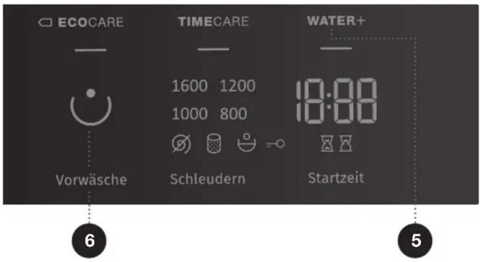 GORENJE WE843P - SCHRITT: AUSWAHL VON ZUSATZFUNKTIONEN - 1