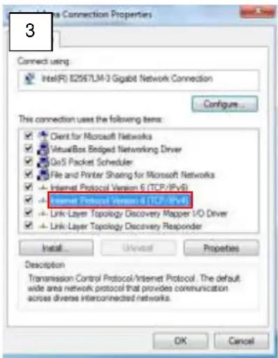 ACTi Q19 - Manually adjust the IP address of the PC - 3