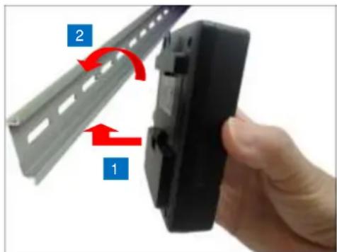 ACTi Q19 - Mounting on DIN Rail - 1