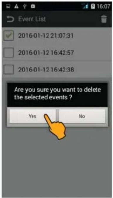 STABO M8GB-L - Event List (Liste der Kamera-aufnahmen) - 6