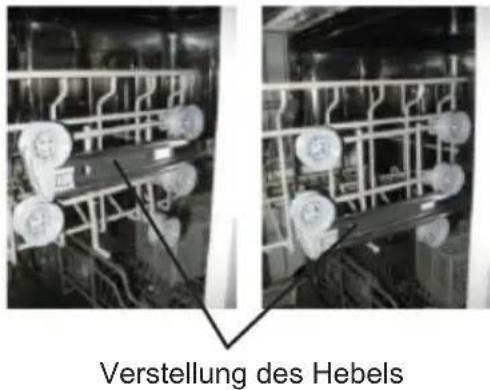 AMICA EGSP 14768 V - Höhenverstellung des beladenen oberen Geschirrkorbs - 1