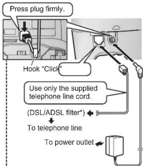 PANASONIC KX-TG6820 - ■ Base unit - 1