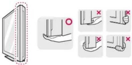 LG 27UK850 - Moving and Lifting the Monitor - 1