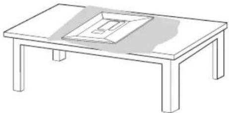 LG 27UK850 - Assembling the stand base - 2