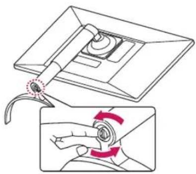 LG 27UK850 - Detaching the Stand Body - 1