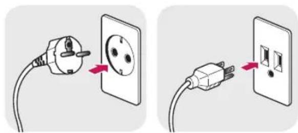 LG 27UK850 - Cautions When Connecting Power Cord - 1