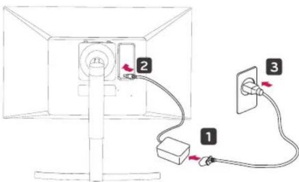 LG 27UK850 - Installing onto a table - 2