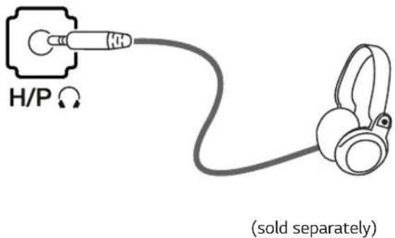 LG 27UK600 - Connecting Headphones - 1