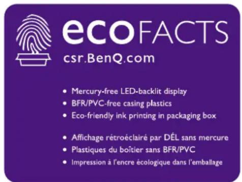 BENQ PD2710QC - BenQ ecoFACTS - 1
