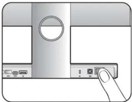 BENQ PD2710QC - Connect-to and turn-on the power. - 5